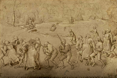 Epileptics at Meulebeke Pieter Bruegel